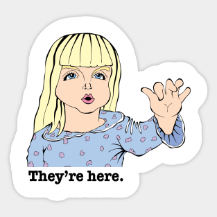 POLTERGEIST FAN ART!! Sticker